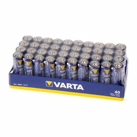 Varta LR06/AA Alkaline batterier 400 stk. pakning